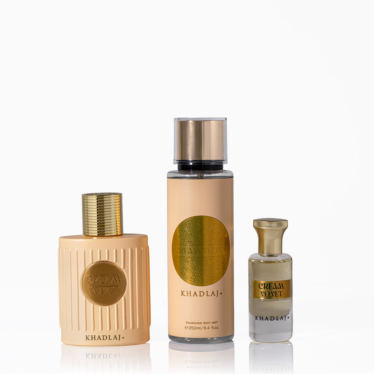KHADLAJ PERFUMES CREAM VELVET GIFT SET FOR WOMEN – Khadlaj Perfumes