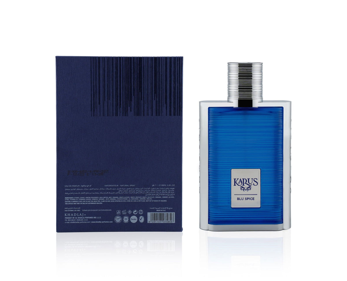 香水(男性用) Khadlaj Karus Blu Spice Karus Blu Spice EDP | Buy Perfume Online | Khadlaj Perfumes