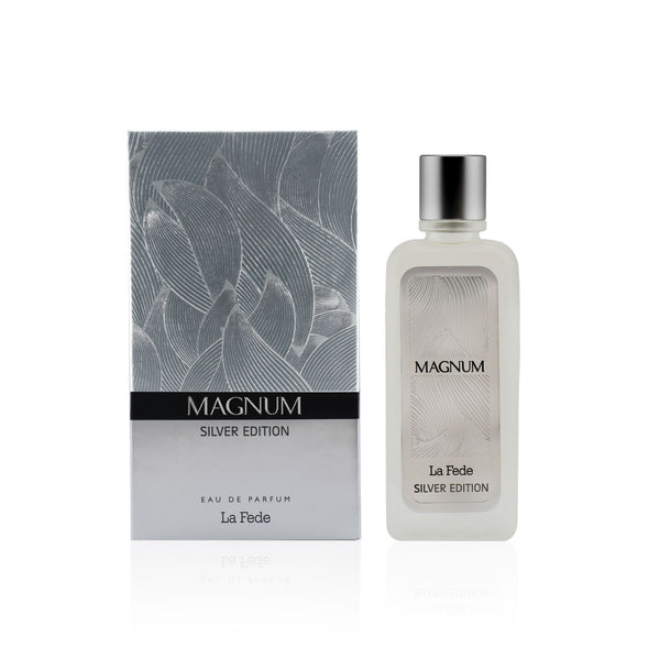 LA FEDE MAGNUM SILVER EDITION 100 ML EDP SPRAY - Khadlaj Perfumes