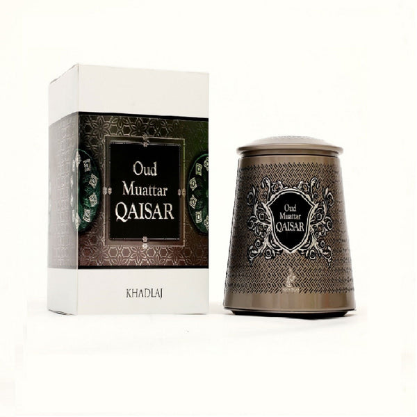 OUD MUATTAR QAISER 100GM - Khadlaj Perfumes