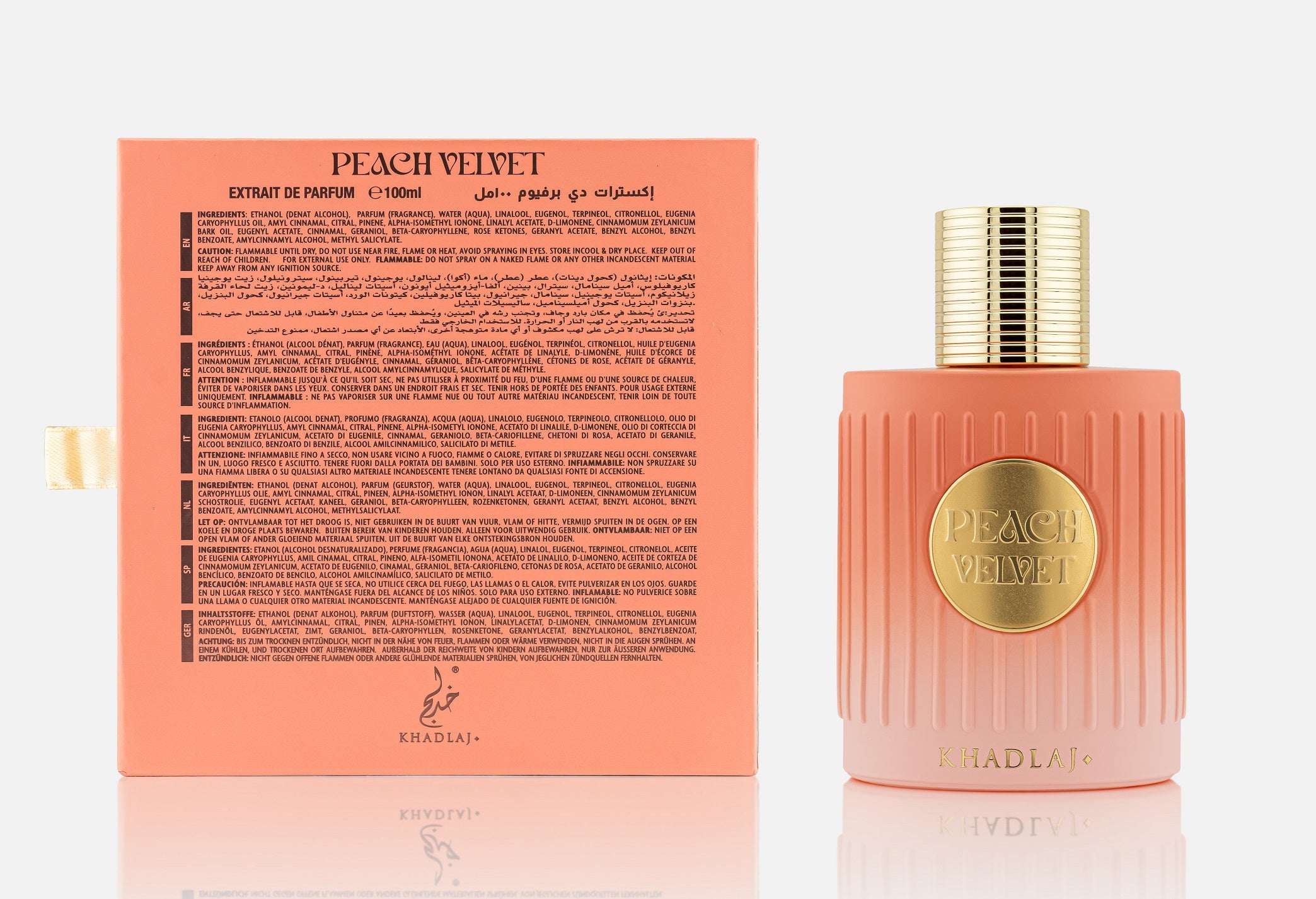 PEACH VELVET 100 ML EXTRAIT DE PARFUM FOR WOMEN