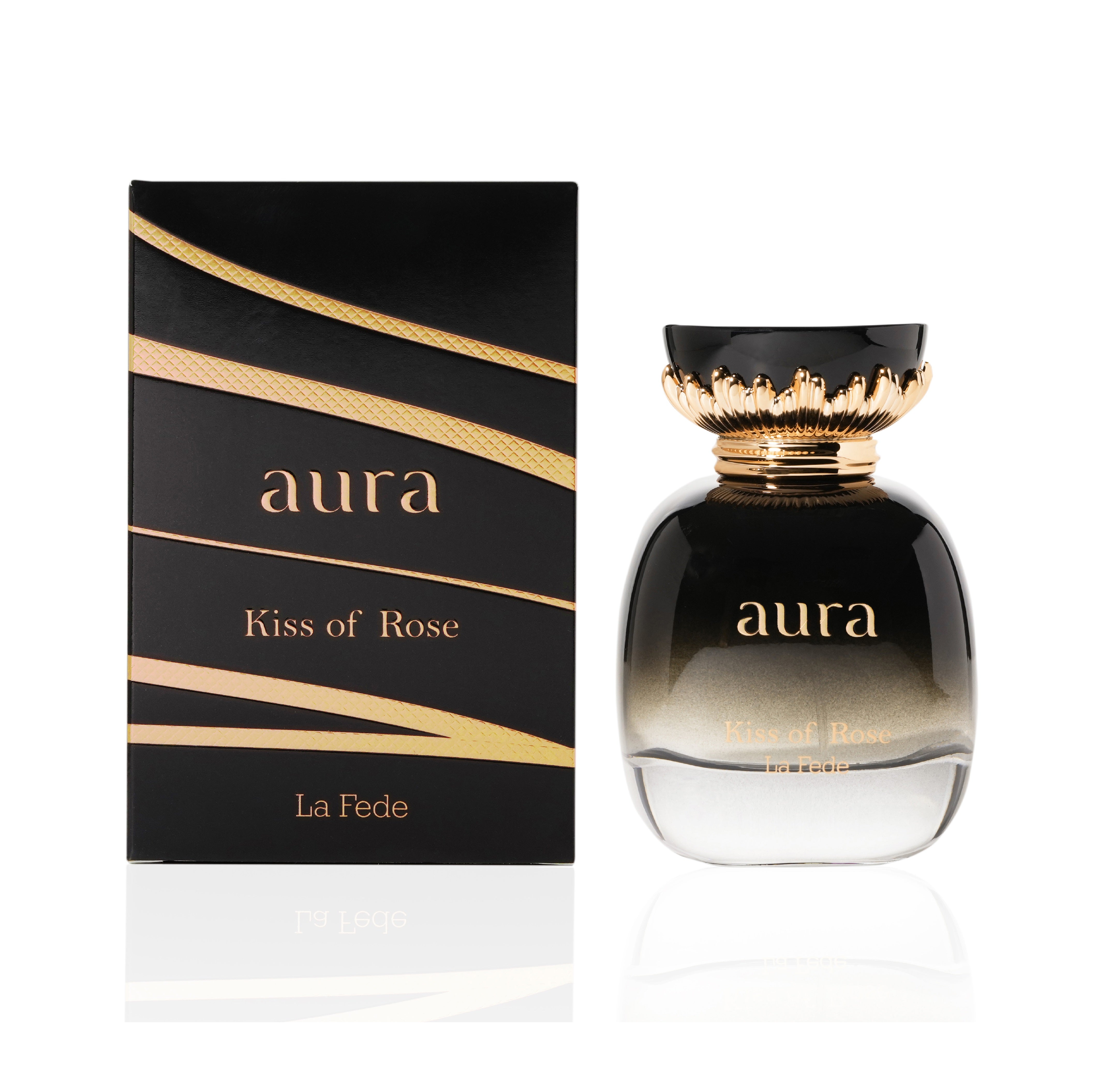 LA FEDE AURA KISS OF ROSE 100 ML EDP SPRAY FOR WOMEN – Khadlaj Perfumes